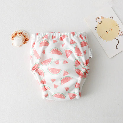 Cute Baby Waterproof Reusable Training Pants Cotton Baby Diaper Infant Shorts Nappies Panties Nappy Changing Underwear Cloth New